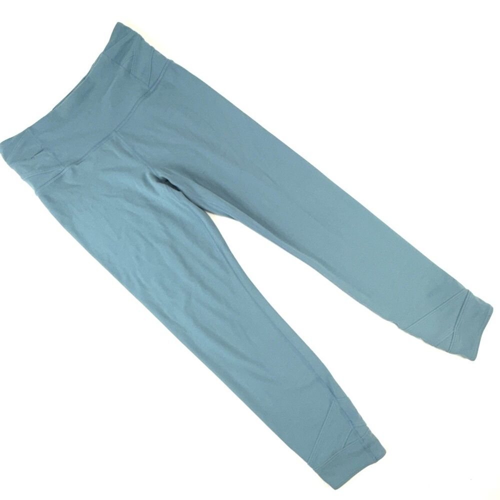 Athleta ELATION PIROUETTE 7/8 TIGHT Capri Legging Teal Blue Woman's Medium